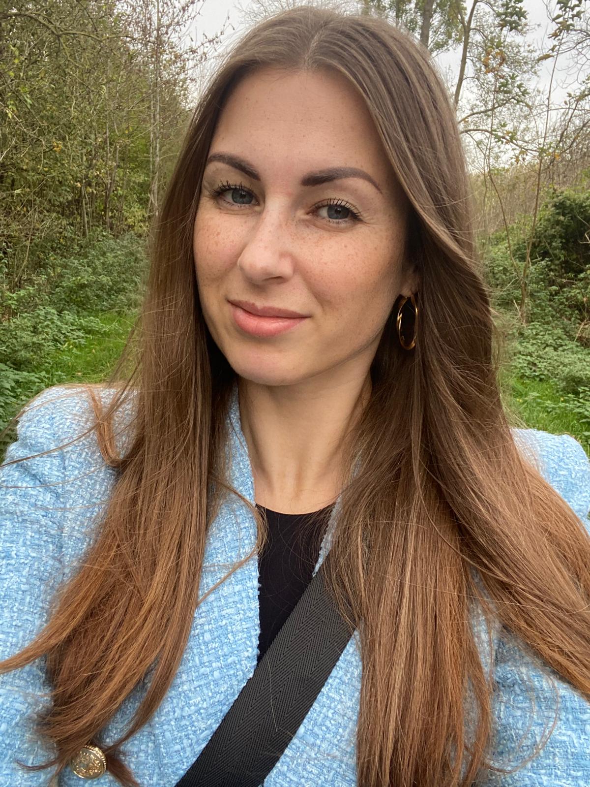 Stefanie tijdens een coachmoment